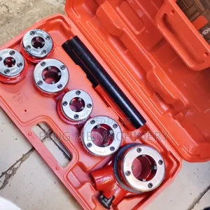 Mashine Mpya ya Kutengeneza Thread za Paipu 6PC na Ratchet Die Stock