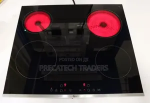 Roch 4-Burner Electric Hob - Black Glass