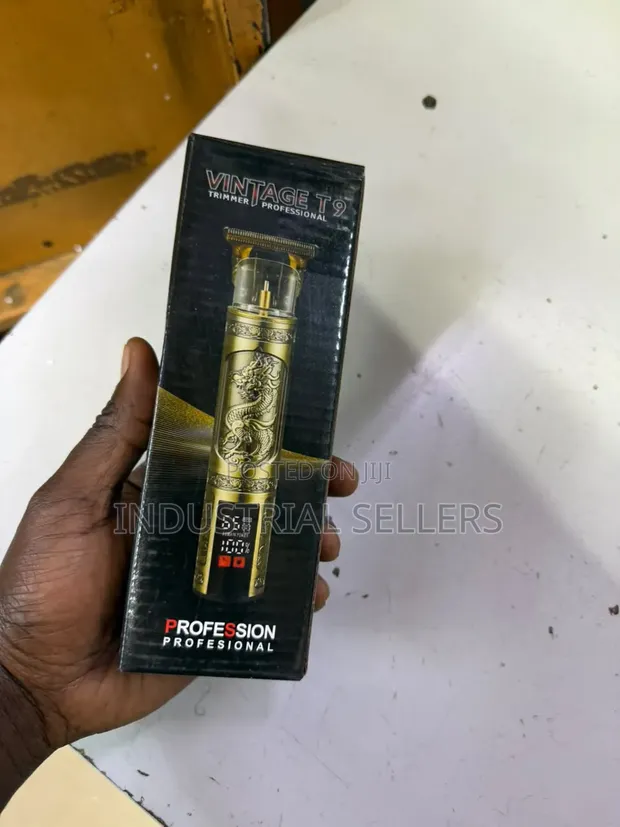 Vintage T9 Hair Clippers - Dragon Engraved - 1
