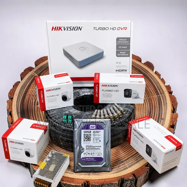 Hikvision 4-Channel 1080P CCTV Camera System Kit - 1