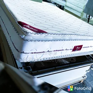 Grey 5x6 Orthopedic Spring Mattress - 10-Inch Firm Support