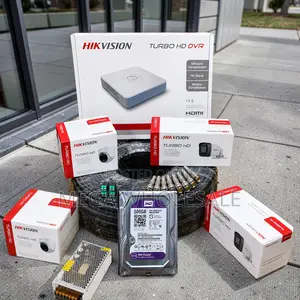Mfumo Kamili wa Kamera za CCTV za Hikvision 1080P (Kamera 4)