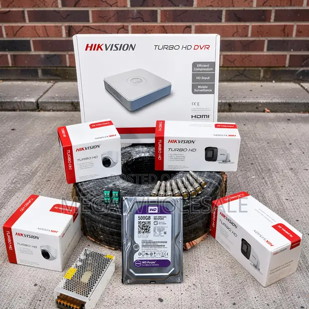 Hikvision 4-Channel 1080P CCTV Camera System Kit - 1