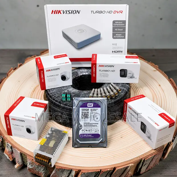 Hikvision 4-Channel 1080P CCTV Camera Kit - 1