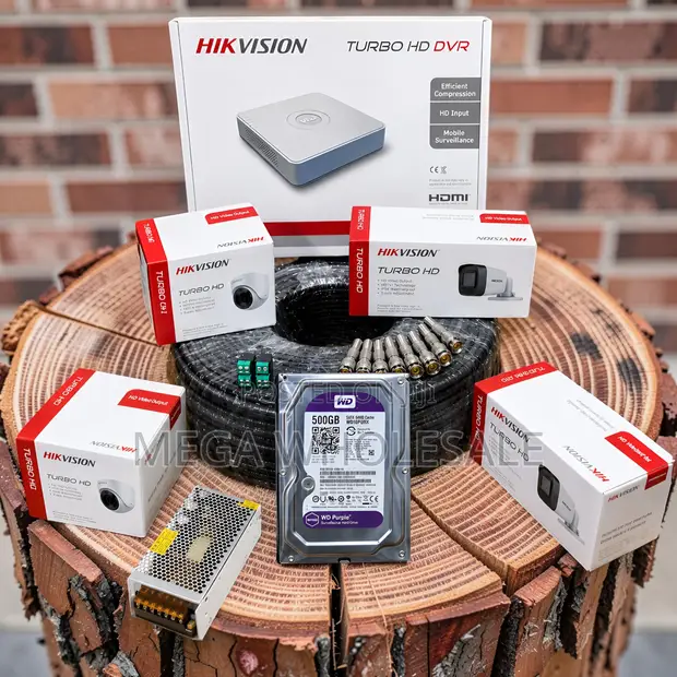 Hikvision 4-Channel 1080P CCTV Camera System Kit - 1