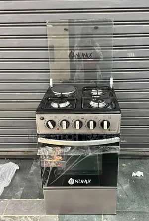Nunix 3+1 Gas Cooker na Gas Oven (50x55)