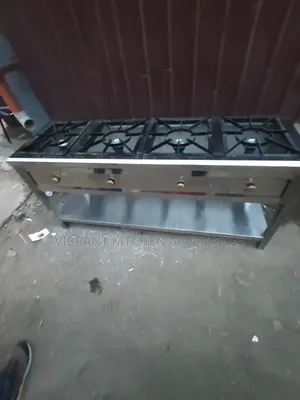 4-Partition Commercial Gas Stove
