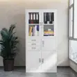 KOI Steel Office Cabinet - Two Doors - 3