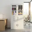 KOI Steel Office Cabinet - Two Doors - 4