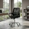 Mid Backrest Black Ergonomic Mesh Office Chair - 3