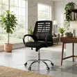 Mid Backrest Black Ergonomic Mesh Office Chair - 4