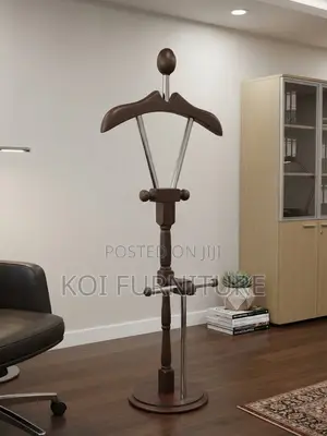 Modern Office Executive Mahogany Coat Hanger