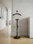 Modern Office Executive Mahogany Coat Hanger - 3