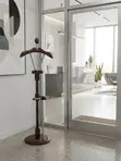 Modern Office Executive Mahogany Coat Hanger - 5