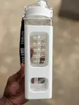 White Motivational Water Bottle - 2