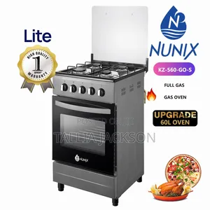 New Nunix 50x55cm Full Gas Standing Cooker