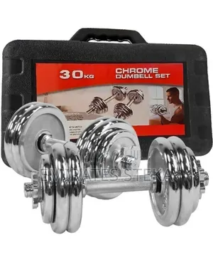 30kg Dumbbell na Barbell Set Zinazoweza Kurekebishwa na Kiunganishi