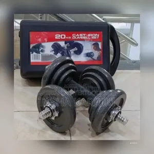 Bodyfit Chrome Dumbbells Set 20kg