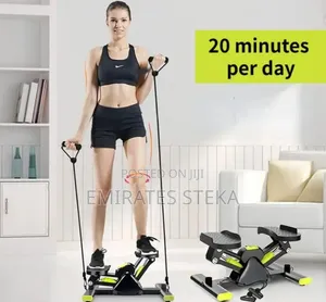 Brand New Bodyfit V-Shaped Pedal Trainer (Rock Stepper) with Elastic Rope