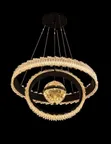 Mwanga wa Chandelier wa Pete za Kioo za LED za Kisasa - 2