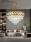 500mm Chandelier ya Kisasa ya Mfumo wa Ngoma ya Kioo - 3