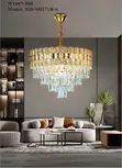 500mm Chandelier ya Kisasa ya Mfumo wa Ngoma ya Kioo - 4