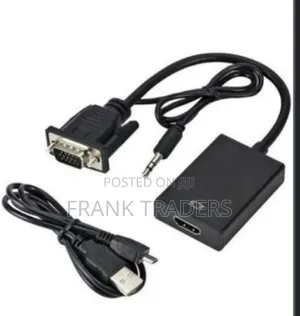 VGA to HDMI Converter Cable with USB Power and Audio