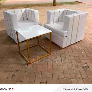 Luxury Leather VIP Restaurant Couch & Table (2 Seater)