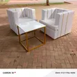 Luxury Leather VIP Restaurant Couch & Table (2 Seater) - 2