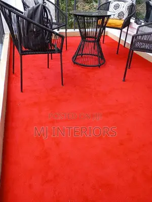 Luxury Red Wall-to-Wall Carpet for Offices