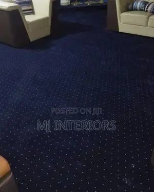 Navy Blue Executive Carpets for Home Office Hotel