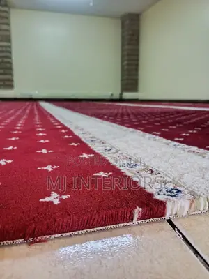 Carpeti Nyekundu ya Ukutani - Nene, Lain, Sakafu ya Ofisi ya Kifahari