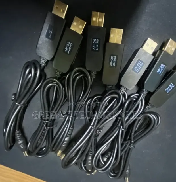 DC Booster Cable 5V hadi 9V - 1 Meter USB Power Cable - 1