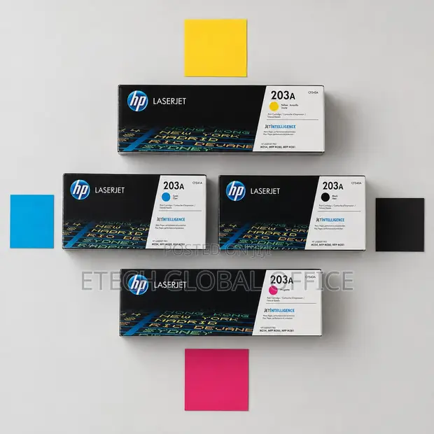 Original HP 203A Cyan Toner Cartridge - 1