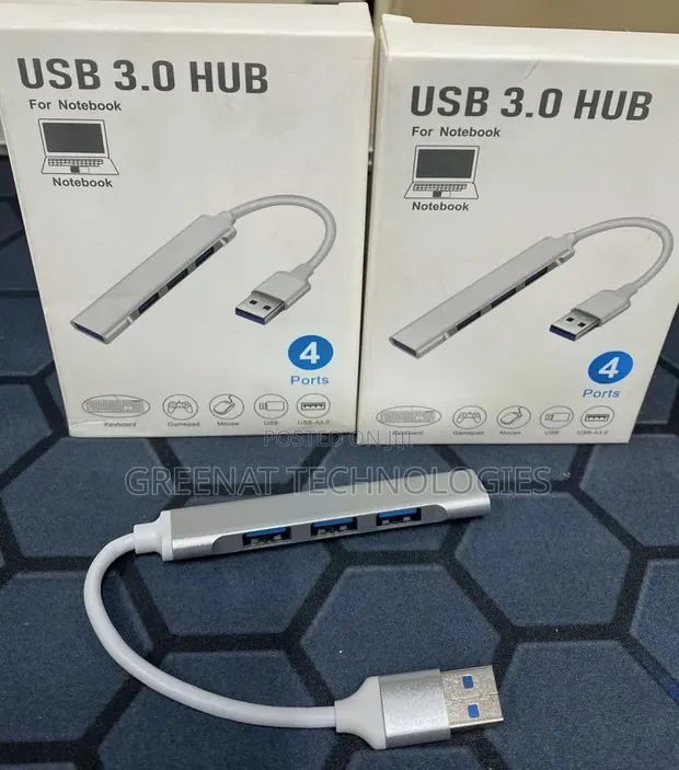 USB 3.0 Hub 4-Port High Speed - 1