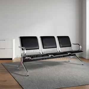 Kiti cha Usubiri cha Chuma cha 3-Seater - Kiti cha Uwanja wa Ndege