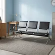 3-Seater Metal Reception Bench - Airport Chair - 2