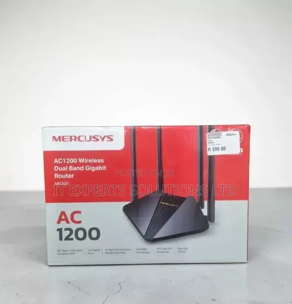Mercusys AC1200 Wireless Dual Band Gigabit Router - 1