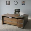 Modern Executive Managerial Office Desk with Storage - 2