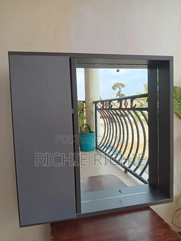 Modern Bathroom Vanity with Mirror and Storage - 1