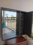 Modern Bathroom Vanity with Mirror and Storage - 4