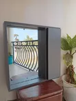 Modern Bathroom Vanity with Mirror and Storage - 5