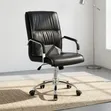 Executive Black Leather High Back Office Chair - 2