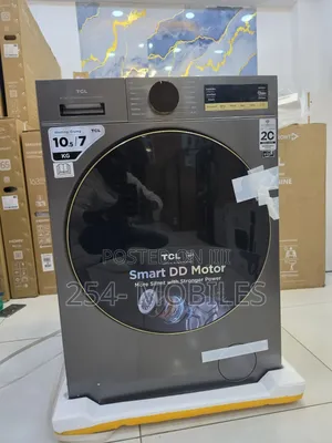 TCL 10.5kg/7kg Washer Dryer yenye Smart DD Motor