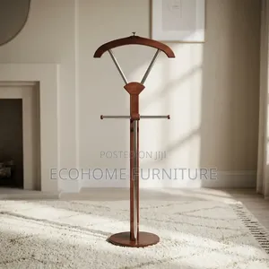 Wooden Metal Coat Stand - Office Clothes Hanger