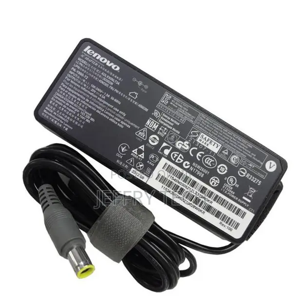 Lenovo 90W 20V 4.5A Charger ya Laptop (7.9x5.5mm Round Tip) - 1