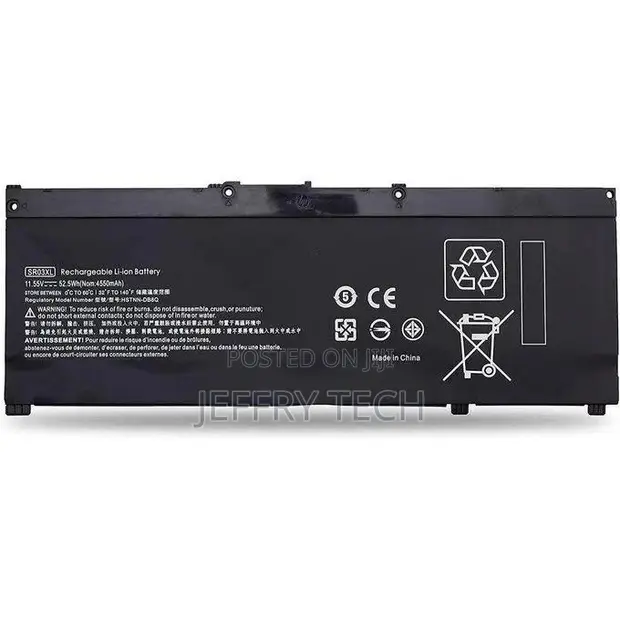 HP SR03XL Battery for Pavilion 15-Cx Series - 1