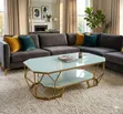 Glass Coffee Table - Modern Stylish - 1