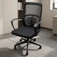 High Back Mesh Study Chair with Armrest - 5