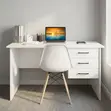 White 1-Meter Study Desk - 5